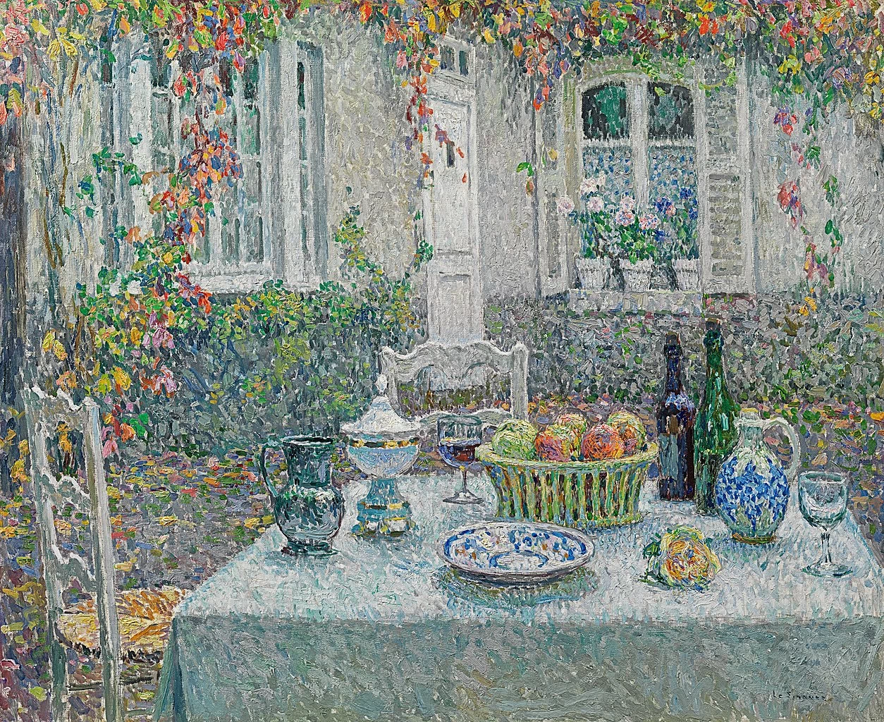 Henri Le Sidaner - Il tavolo, Richard Green Fine Paintings, Londra